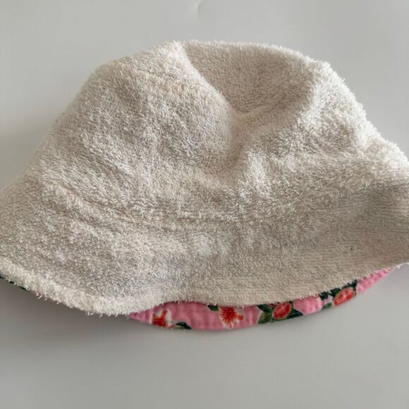 ✨$5/$25 Reversible Terry pink Guava Citrus Bucket Hat - Picture 5 of 5